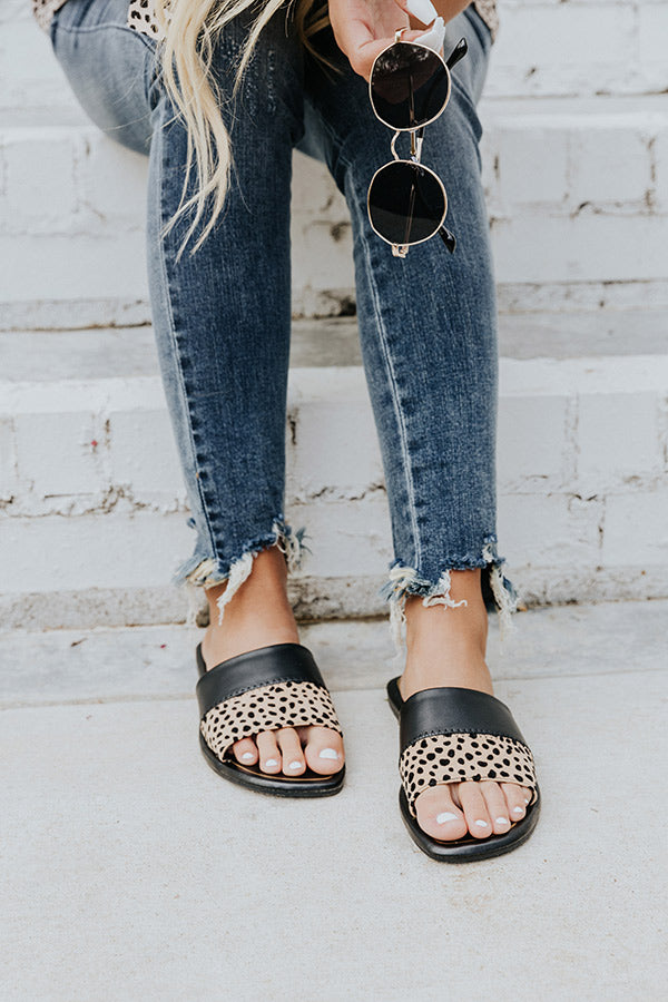 The Courtlee Faux Leather Sandal Image - 1