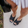 The Trudie Braided Sandal In Black Image - 1