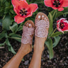 The Fiji Woven Sandal In Blush Image - 1