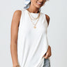 Backyard BBQ Shift Tank In Ivory Image - 1