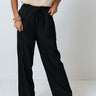 Joyful Evening High Waist Pants In Black Image - 1