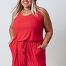D.C. Dreamer Romper In Red Curves Image - 1