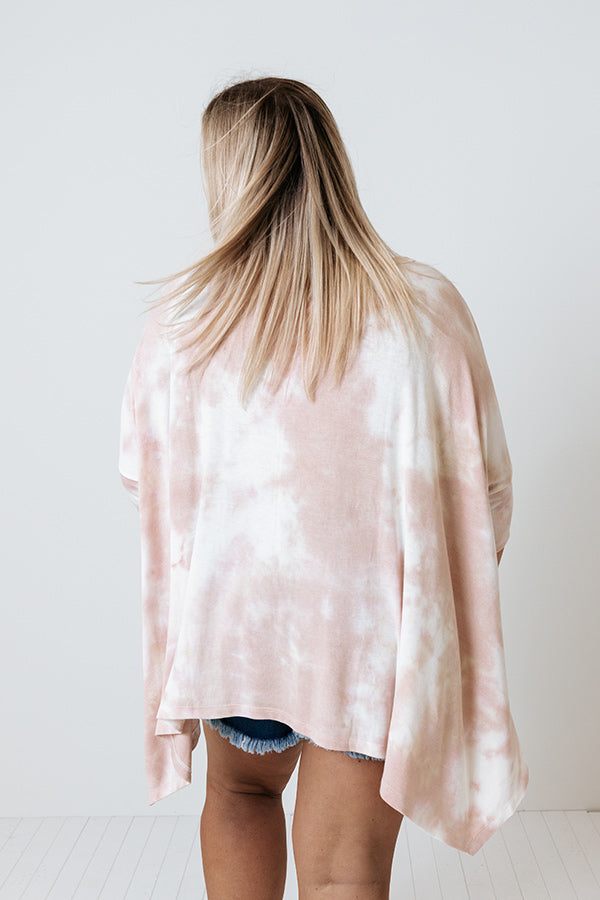 Belize Babe Tie Dye Shift Tunic In Blush Curves Image - 5