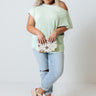 Charming Abode Pleated Shift Top In Sea Glass Curves Image - 1