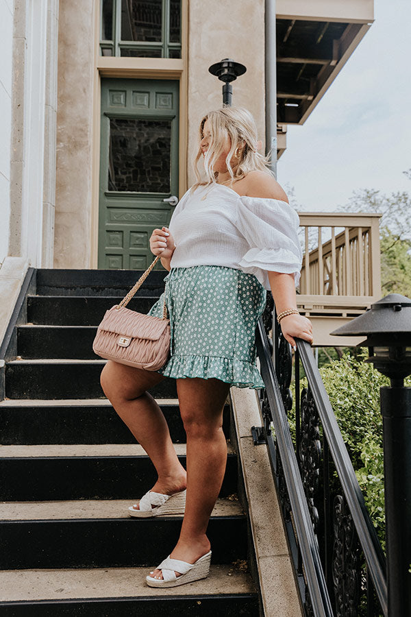 Give You Peace Floral Shorts Curves Image - 3