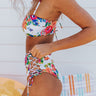 Sanibel Island Floral High Waist Bikini Bottoms Image - 1