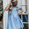 Away On A Yacht Shift Dress In Sky Blue Image - 1