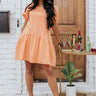 Away On A Yacht Shift Dress In Peach Image - 1