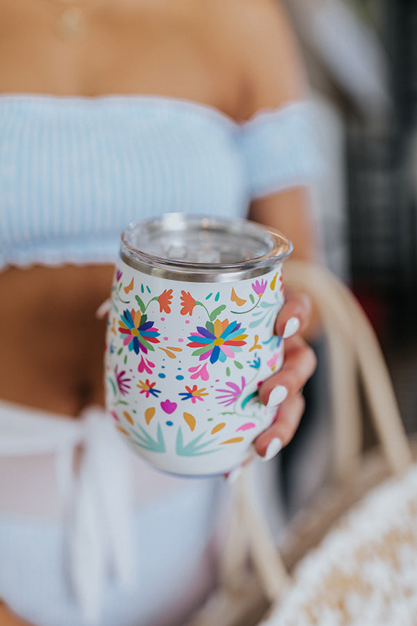 Viva Fiesta Stemless Wine Cup Image - 1