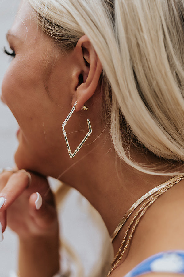 Kendra Scott Rylan Hoop Earrings In Gold Image - 2