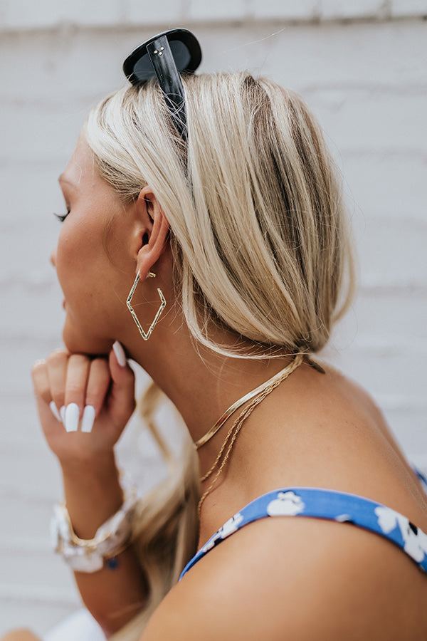 Kendra Scott Rylan Hoop Earrings In Gold Image - 1