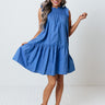 Porch Swing Sippin' Dress In Blue Image - 1