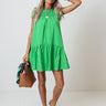 Porch Swing Sippin' Dress In Kelly Green Image - 1