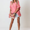 Dance It Out Babydoll Top In Pink Image - 1