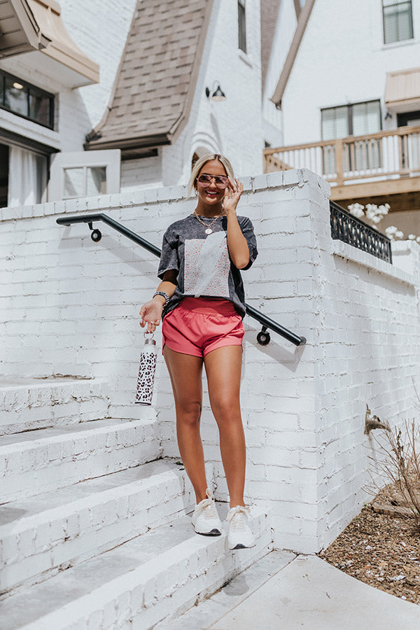 Lightning Vintage-Wash Distressed Tee Image - 4