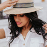 Bubbly On The Boat Raffia Hat In Ivory Image - 1