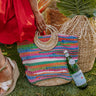 Parks, Picnics, And Prosecco Tote In Blue Image - 1