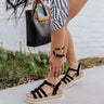 The Harlee Nubuck Espadrille in Black Image - 1