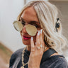 Vacay Mode Sunnies In Gold Image - 1