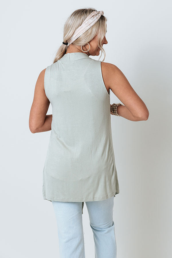 Chasing Fame Cardigan In Pear Image - 4