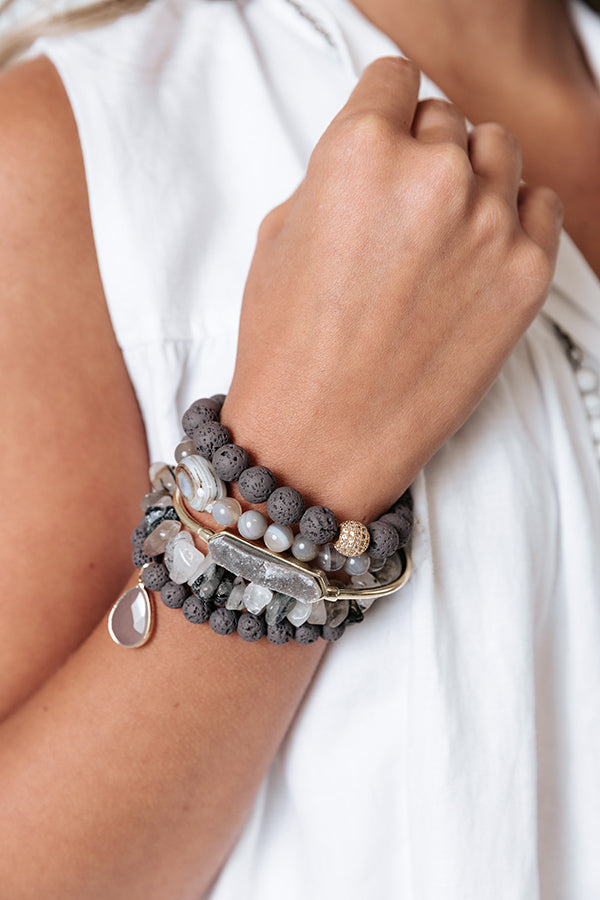 Count On Coffee Semi Precious Bracelet Set Image - 3