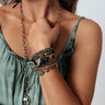 Mermaid Watch Semi Precious Wrap Bracelet Image - 1