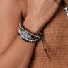 Seaside Sips Semi Precious Wrap Bracelet Image - 1
