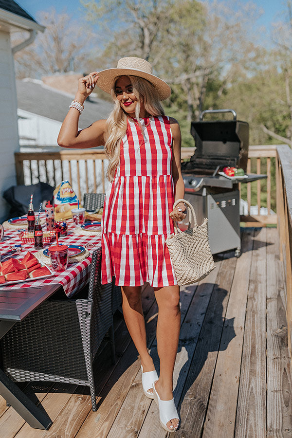 Summer Anthem Gingham Dress Image - 2