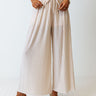Summer In Malibu Pleated Pants In Cream Image - 1
