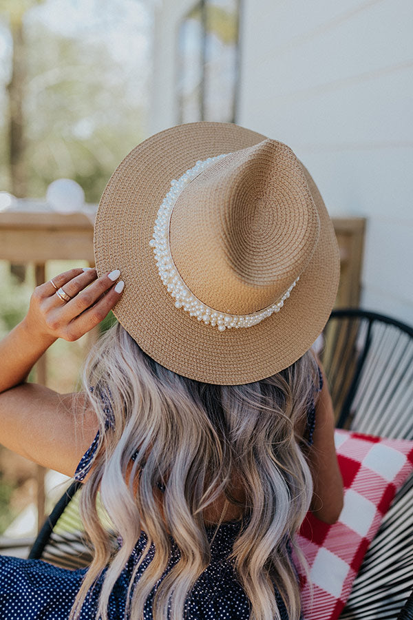 Fave Cocktail Woven Hat In Tan Image - 4