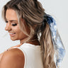 Sunday Drive Hair Scrunchie In Blue Image - 1
