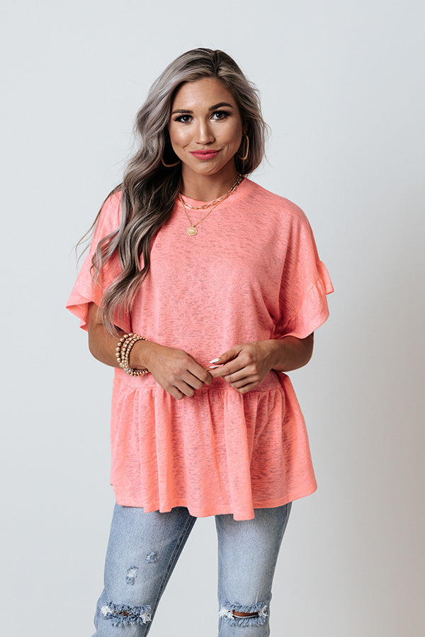 Spring Stories Shift Top In Pink Image - 1