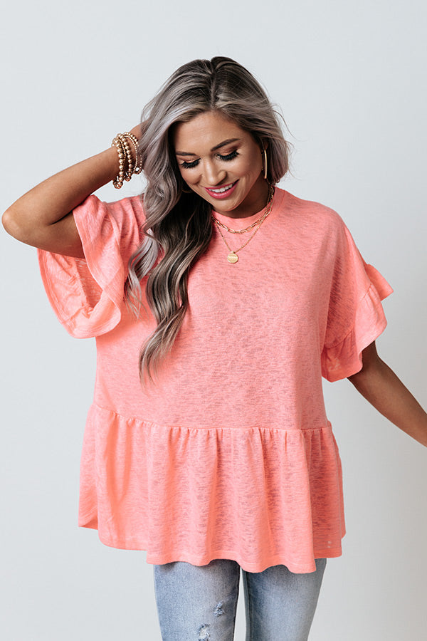 Spring Stories Shift Top In Pink Image - 3