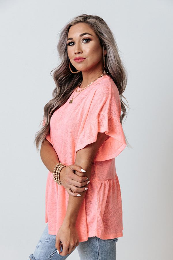 Spring Stories Shift Top In Pink Image - 4