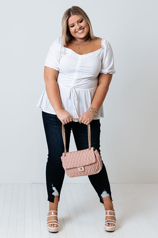 KanCan The Emory High Waist Distressed Ankle Skinny In Dark Wash   Curves Image - 2