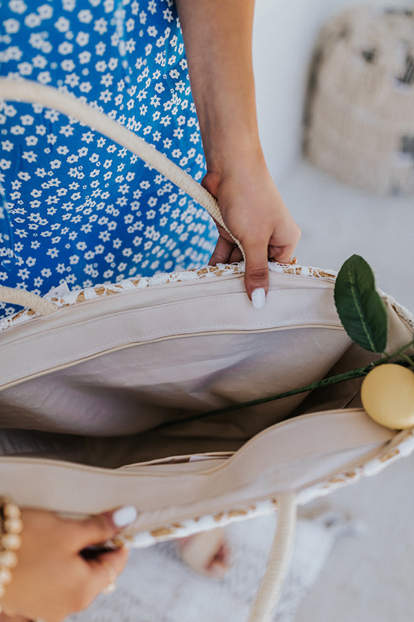 By The Dock Woven Tote Image - 3