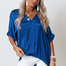 Honey Sweet Shift Top In Royal Blue Image - 1
