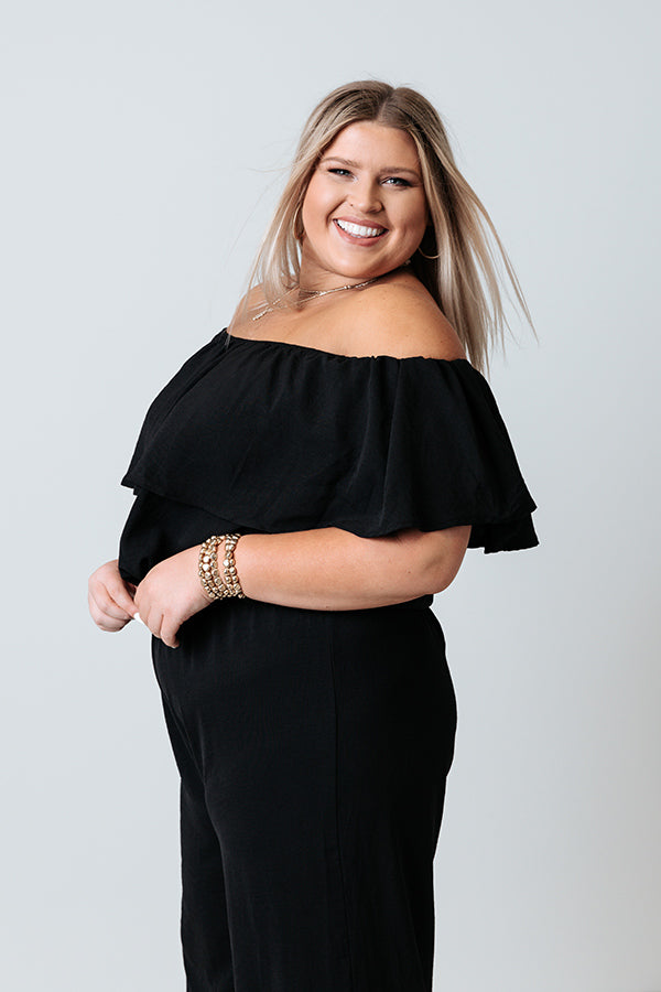 Coronado Beach Babe Ruffle Top   Curves Image - 3