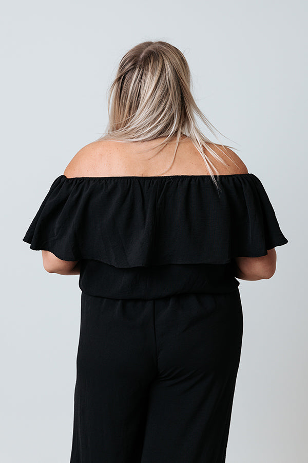 Coronado Beach Babe Ruffle Top   Curves Image - 4