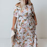 Santa Rosa Sunset Floral Maxi In Airy Blue Curves Image - 1