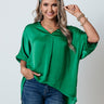 Honey Sweet Shift Top In Kelly Green Image - 1