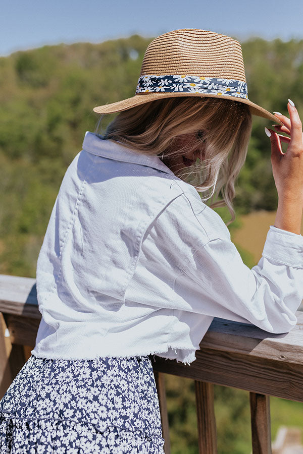 Lakeside Luxury Woven Hat in Tan Image - 4