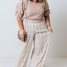 Malibu Cruise Stripe Pants In Iced Latte Curves Image - 1