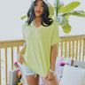 Simple Euphoria Shift Tee In Neon Yellow Image - 1