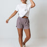 Light Jog Shorts In Heirloom Lilac Image - 1