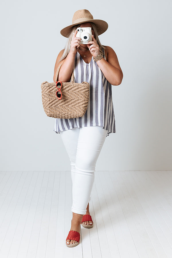 Free Soul Stripe Tank  Curves Image - 4