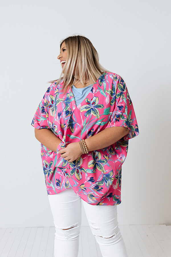 Summer Serenade Floral Overlay  Curves Image - 2