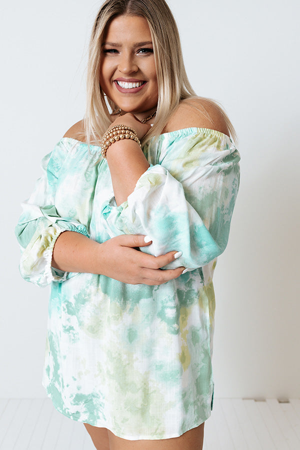 Wonderful Adventure Tie Dye Shift Top Curves Image - 3