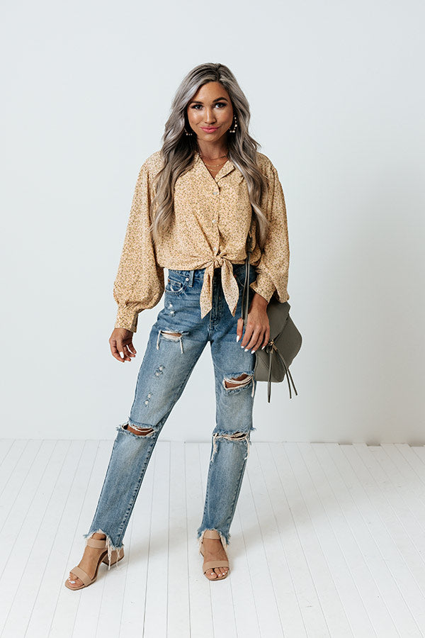 Precious Promises Front Tie Top Image - 2