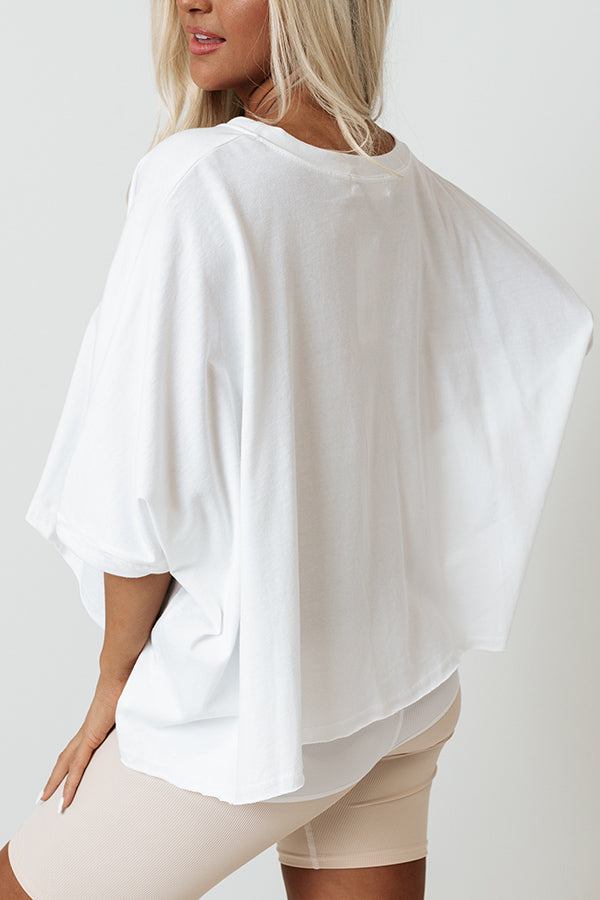 Upbeat Style Crop Top In White Image - 5